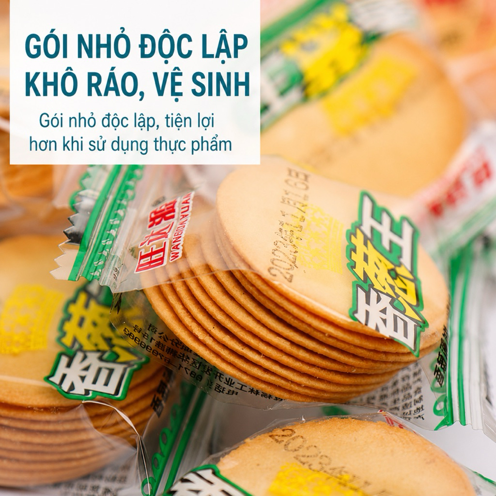 [Thùng 5kg] bánh quy đồng tiền thơm ngon