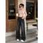 Quà Tặng Kèm Khi Mua Quần Jean Nữ Ống Suông Rộng, Quần Bò Ống Rộng Chất Jean Mềm Minstyle 170