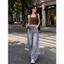 Quà Tặng Kèm Khi Mua Quần Jean Nữ Ống Suông Rộng, Quần Bò Ống Rộng Chất Jean Mềm Minstyle 170