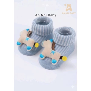 Tất vớ sơ sinh 3D hình ngựa con dễ thương cho bé trai bé gái An Nhi Baby