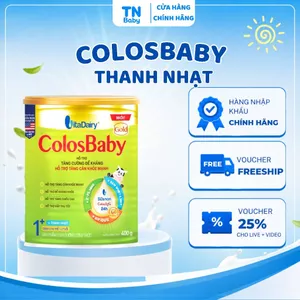 Sữa ColosBaby Gold Vị Thanh Nhạt 800g Vitadairy, IgG Tăng Đề Kháng Cho Bé, Dễ Uống - TN Baby