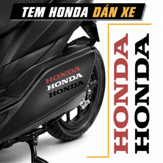 SET 03 CHỮ TEM HONDA CHẤT LIỆU PVC DÁN TRANG TRÍ CHO CÁC DÒNG XE HONDA CAO CẤP NHƯ ZIN TRỌN BỘ