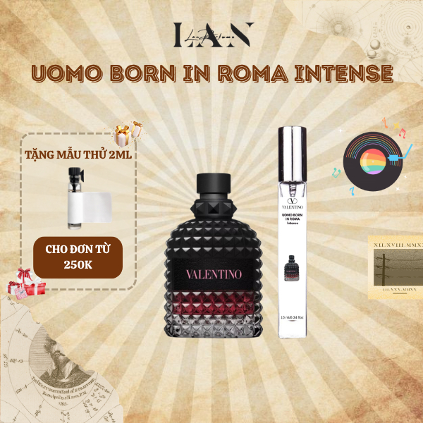 BST Nước Hoa Nam Valentino Uomo EDT, Uomo Intense, Roman Intense, Roman EDT, Green Stravaganza LAN PERFUME