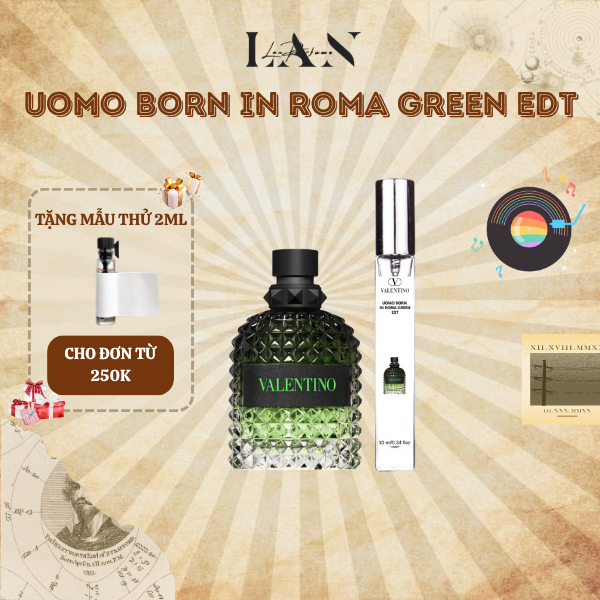 BST Nước Hoa Nam Valentino Uomo EDT, Uomo Intense, Roman Intense, Roman EDT, Green Stravaganza LAN PERFUME
