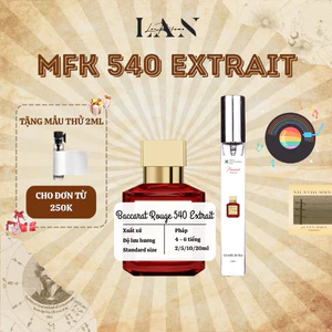 Nước Hoa Unisex Chiết 540 Extrait LAN PERFUME, Dầu Thơm Hương Hoa Cỏ, Sang Trọng, Độc Đáo, Lôi Cuốn