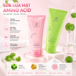 Rsarias Sữa Rửa Mặt Rau Má Centella Amino Acid Làm Dịu Da Kiểm Soát Dầu Cho Da Nhạy Cảm 150ml
