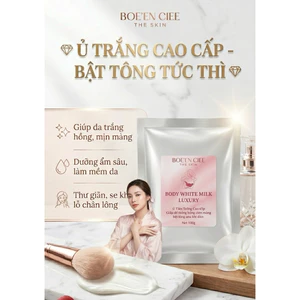 Tắm ủ trắng da cao cấp 100g Body White Milk Luxury giúp dưỡng ẩm làm sáng da mềm mịn bật tông sau khi tắm
