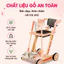 Xe đẩy vệ sinh gỗ bé 3-6 tuổi kích 41×30×55.5cm đồ chơi giáo dục nhập vai