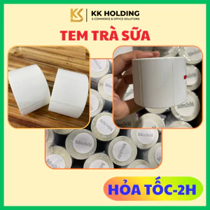 Tem Decal Nhiệt Trà Sữa, Dán Ly Cà Phê, Trà Chanh 35x22mm, 40x30mm, 50x30mm, 58x40mm ,In Rõ Nét, Dính Lâu, Cảm Nhiệt Tốt
