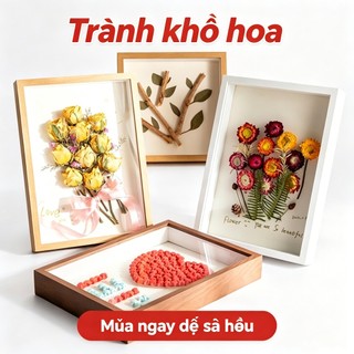 Khung 3D Ảnh Cưới Thảo Tranh 3D Sâu Lòng 3cm 5cm_Khung Ảnh Hộp Làm Handmade Trang Trí Phụ Kiện Trưng Bày Tiêu Bản Hoa Kh