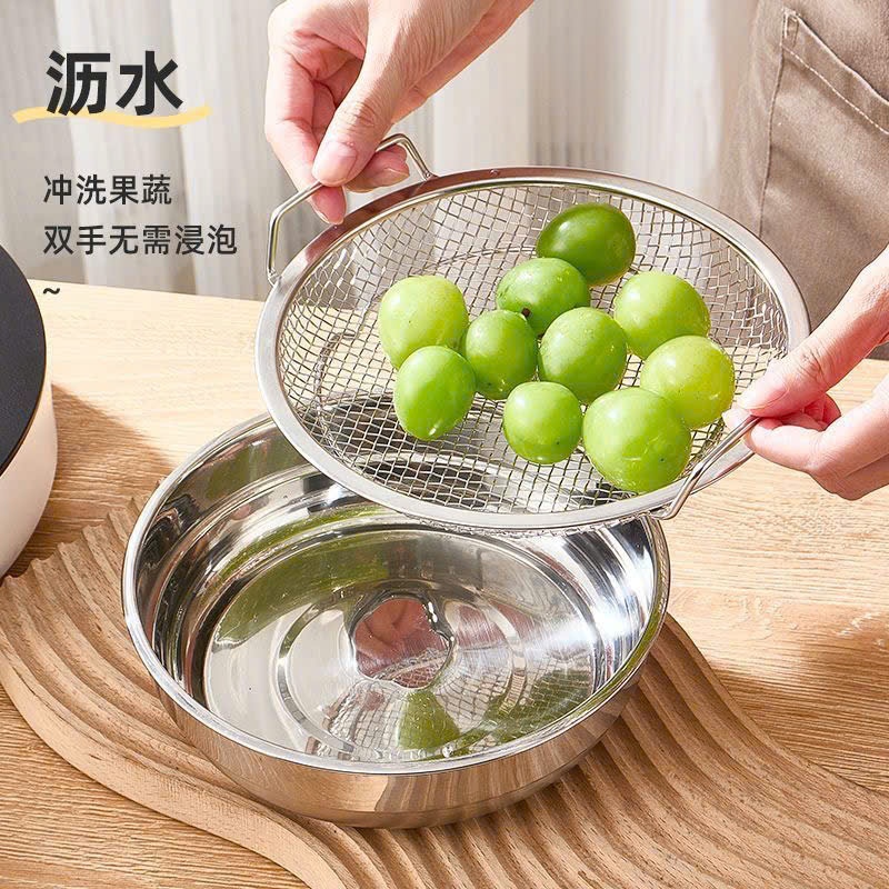 Set Khay Inox 304 Kèm Vỉ Lưới Lọc Dầu, Chống Dính, Dễ Vệ Sinh, Bền Bỉ