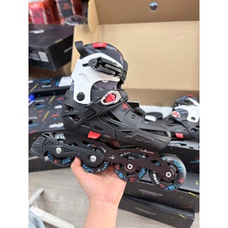 Giày patin trẻ em [Jianer] Flying Eagle S5S Pro Buzz bánh cao su đặc,càng kim loại chịu lực dưới 80kg 3 màu đen/hồng/tím