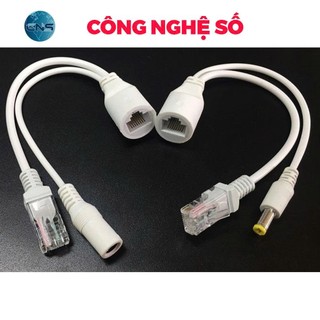 Balun chuyển đổi PoE cho Camera IP (màu trắng)