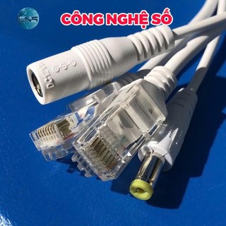 Balun chuyển đổi PoE cho Camera IP (màu trắng)