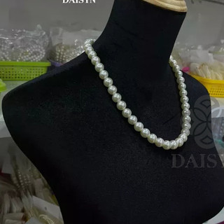 [ DAISYN ] N659 vòng cổ áo bà ba, dây chuyền áo tấc 1 sợi ngọc trai nhân tạo 12mm sang trọng