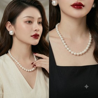 [ DAISYN ] N688 dây chuyền mang áo dài , dây chuyền áo dài ngọc trai nhân tạo 10li 52cm sang trọng cho nữ