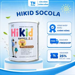 Sữa Hikid Socola 650g Cho Bé Từ 1-9 Tuổi Hỗ Trợ Tăng Chiều Cao - TN Baby