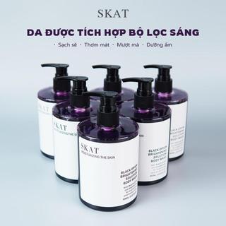 Sữa tắm trắng da hỗ trợ dưỡng ẩm tẩy da chết Grace and Glow nước hoa Body Wash 400ml Niacinamide lưu hương lâu thơm