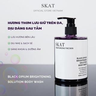 Sữa tắm trắng da hỗ trợ dưỡng ẩm tẩy da chết Grace and Glow nước hoa Body Wash 400ml Niacinamide lưu hương lâu thơm