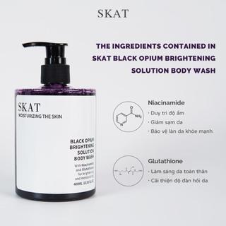 Sữa tắm trắng da hỗ trợ dưỡng ẩm tẩy da chết Grace and Glow nước hoa Body Wash 400ml Niacinamide lưu hương lâu thơm