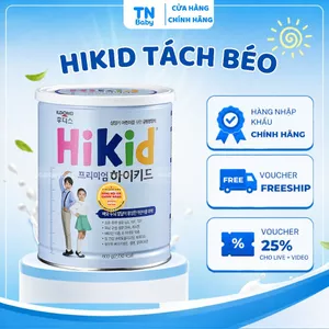 Sữa Hikid Tách Béo Premium 600g Cho Bé Từ 1-9 Tuổi Hỗ Trợ Tăng Triều Cao - TN Baby