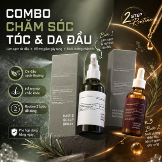 Combo Lab On Hair Xịt Dưỡng Da Đầu 160ml + Ampoule 60ml Hỗ Trợ Giảm Rụng Tóc, Tóc Yếu Dễ Gãy