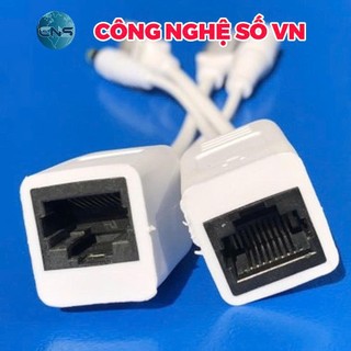 Balun chuyển đổi PoE cho Camera IP (màu trắng)