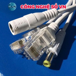 Balun chuyển đổi PoE cho Camera IP (màu trắng)