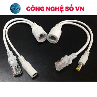 Balun chuyển đổi PoE cho Camera IP (màu trắng)