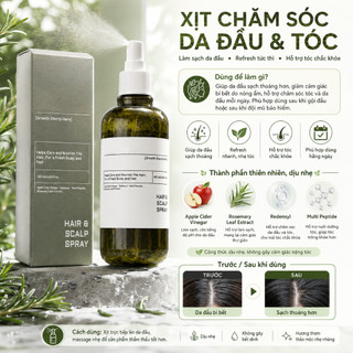 Combo 2 Bước Lab On Hair Chăm Sóc Tóc Rụng, Làm Sạch Thoáng Da Đầu, Dưỡng Chân Tóc Chắc Khỏe