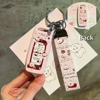 TPU Key Cover với Apple Dog Honda pcx160 / giorno / forza 350 / click 160 móc chìa khóa xe máy Vỏ chìa khóa xe Honda