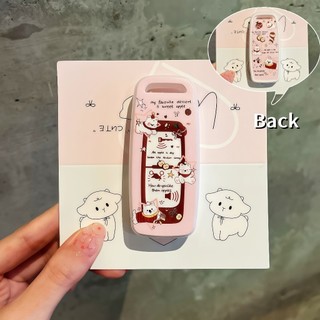 TPU Key Cover với Apple Dog Honda pcx160 / giorno / forza 350 / click 160 móc chìa khóa xe máy Vỏ chìa khóa xe Honda