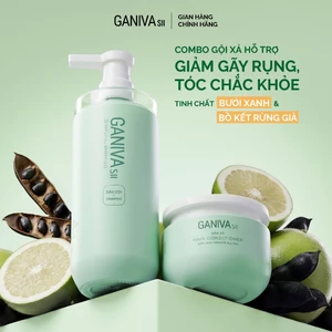 Combo Dầu Gội Dầu Xả Ganiva Bơ Bưởi Thiên Nhiên Chăm Sóc Tóc Mềm Mịn Chắc Khỏe