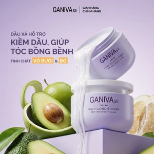 Dầu Xả Ganiva Tím Tinh Chất Bơ Bưởi Kiềm Dầu Dành Cho Tóc Xơ Yếu Tóc Bết (1 Xả Tím)
