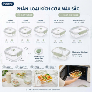 Hộp Thủy Tinh Nikko Valve Inochi : Lưu Trữ Thực Phẩm An Toàn, Tiện Lợi, Đẹp Mắt