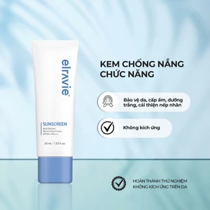 Kem Chống Nắng Vượt Trội, Dưỡng Ẩm, Ngăn Ngừa Lão Hóa Elravie Hyal Solution Waterful Suncream 45ml