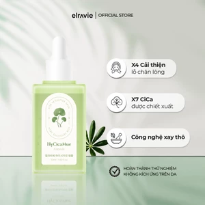 Tinh Chất Rau Má Làm Dịu Hỗ Trợ Giảm Mụn Elravie HyCicaMue Ampoule 50ml