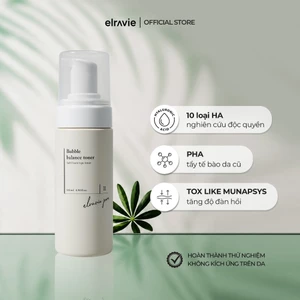 Toner dạng bọt làm sạch, cấp ẩm Elravie Pro Bubble Balance Toner 145ml