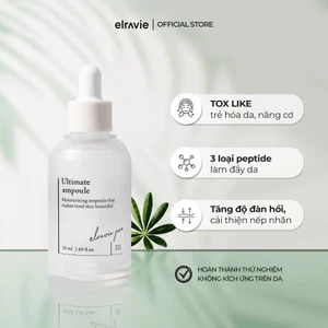 Tinh Chất Cấp Ẩm Hỗ Trợ Cải Thiện Nếp Nhăn Và Tăng Đàn Hồi Cho Da Elravie Pro Ultimate Ampoule 50ml