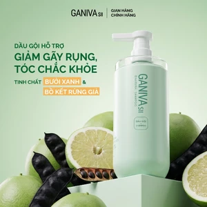 Dầu Gội Ganiva Xanh Dầu Gội Bưởi Dành Cho Tóc Xơ Yếu Giảm Gãy Rụng Kích Thích Mọc Tóc