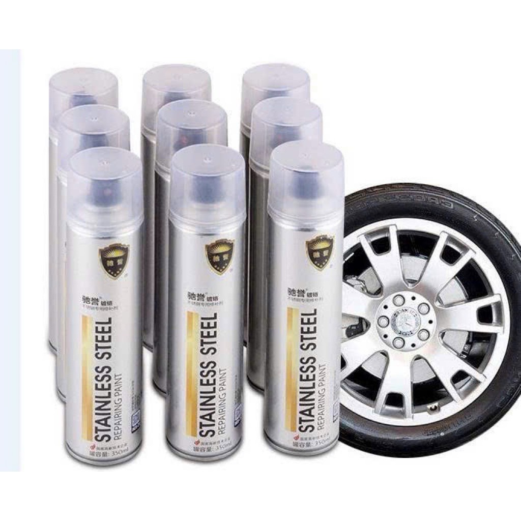 Sơn Xịt Chrome Mạ Kim Loại 350Ml Hiệu Ứng Ánh Kim, Hỗ Trợ Làm Mới Bề Mặt Kim Loại Tiện Lợi