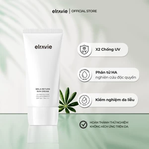 Kem Chống Nắng Phổ Rộng Và Hỗ Trợ Dưỡng Sáng Da Elravie Mela Return Sun Cream SPF50+ PA++++ 50ml