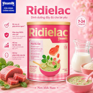 Bột Ăn Dặm Vinamilk Ridielac Heo Bò Xôi (7 - 24 Tháng) - Lon 350g