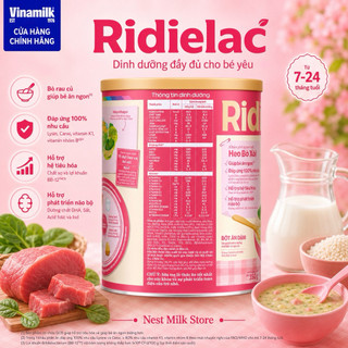 Bột Ăn Dặm Vinamilk Ridielac Heo Bò Xôi (7 - 24 Tháng) - Lon 350g