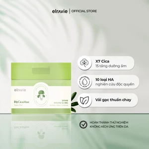 Toner Pad làm dịu da Elravie HyCicaMue Toner Pad 100ml 80 miếng
