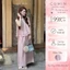Set bộ sát nách hồng GUMIN thiết kế áo cổ tròn thêu hoa gấu vintage sang chảnh, set đồ nữ đi biển mặc nhà thanh lịch