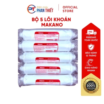 Bộ 5 lõi khoáng nâng cấp Makano dùng cho máy lọc nước RO- hàng chính hãng