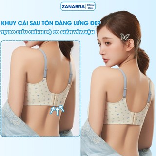 Áo Ngực Không Gọng Đệm Giọt Nước Nâng Ngực, Áo Lót Nữ Su Đúc Cao Cấp hoạ Tiết Dễ Thương ZANABRA A967