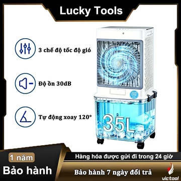 Victool Máy quạt hơi nước lõi đồng,quạt điều hòa hơi nước 3 số,máy làm mát không khí,mát mẻ và sảng khoái