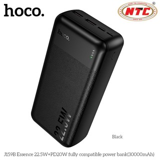 Sạc Dự Phòng Hoco J159B 30000mAh TypeC PD 20W & 2 cổng USB-A QC3.0 22.5W (Đen)